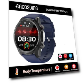 Hygieia-002r-C ECG+PPG Smartwatch — Smartwatches, SACOSDING