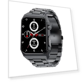 Smart Watch with ECG+PPG, Body Temperature, Blood Oxygen, Pulse Monitoring — Smartwatches, SCIONE