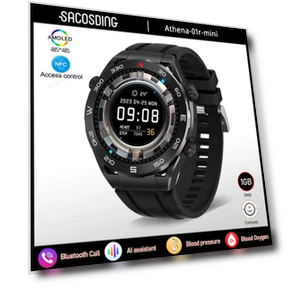 Smart Watch with Music, Bluetooth Calls, and NFC — Smartwatches, SACOSDING