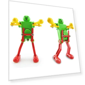 Wind-up Dancing Robot Toy — Construction Kits, Ice Beauty