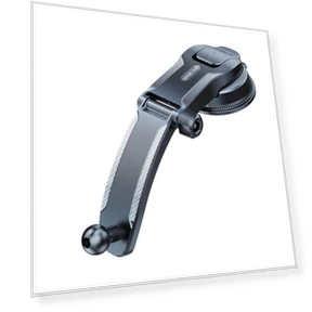 Automatic Lock Car Phone Holder with Vent Clip and Suction Cup — Dashboard Installation Kits, Smarter than future