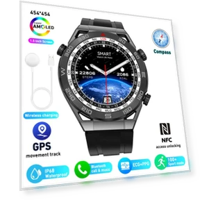 Bluetooth Call Smartwatch with ECG+PPG, GPS, and Sports Tracking — Smartwatches, Tiktop2