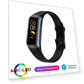 Fitness Smartwatch with Silicone Strap — Smartwatches, SCIONE