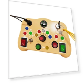 LED Busy Board with Touch Toys — Infant & Early Childhood Playthings, messiia