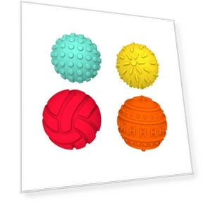 Magnetic Silicone Touch Ball — Blocks, SUNJOY HOUSE