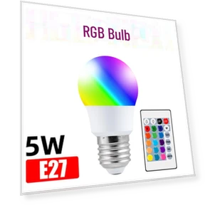 RGB LED Light Bulb Set — LED, Smarter than future