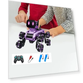 Smart RC Robot Toy Dog — Interactive Figures & Robots, Love DIY