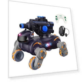 Trick Mechanical Dog-Car with Light Music — Interactive Animal Companions, Special Luggage