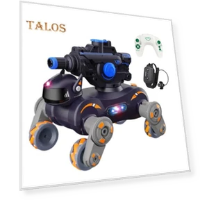 Trick Remote Control Mechanical Dog-Car with Light Music — Interactive Animal Companions, Vogue Wardrobe