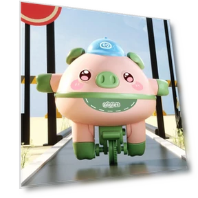 Balancing Robot Gyro Scooter in Pig Shape — Electric Vehicles, Super Go