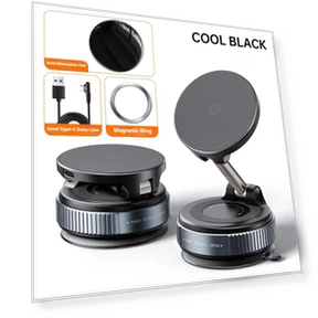 Car Phone Holder with Wireless Charging — Dashboard Installation Kits, Auto Parts Decorate