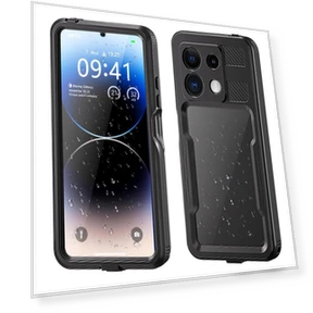 IP68 Waterproof Case with Screen Protector — Screen Protectors, REDPEPPER