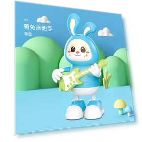 Light Music Electric Singing And Dancing Toy Cute Rabbit Guitarist — Melody Makers, Happy Time For kids