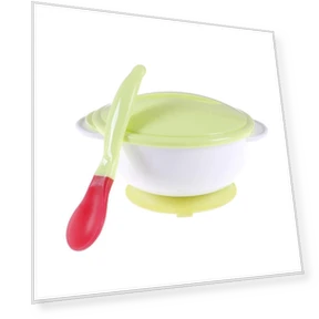Non-slip baby feeding set with sensory spoon — Kids' Utensils, Cool River