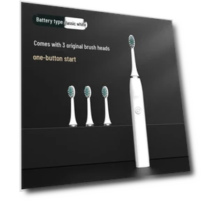 Smart Electric Toothbrush Set with Wireless Charging — Chargers, TrendVibeCN