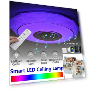 Smart RGB LED Ceiling Light — Overhead Lighting, Decor Dream