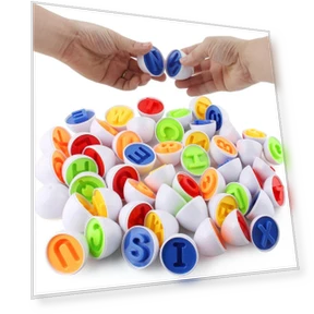 Smart Twisted Eggs Digital Color Early Education Cognition Assembling Simulation Eggs — Educational Timepieces, Happy Time For kids