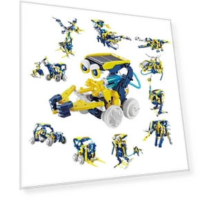Solar-Powered Robot Building Kit — Solar Power, Super Go
