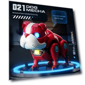 Voice-Controlled Smart Robot Dog — Interactive Animal Companions, Super Go