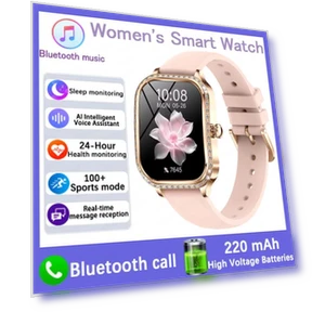 Women's Smart Watch with Heart Rate and Blood Pressure Monitor — Smartwatches, QLY Online