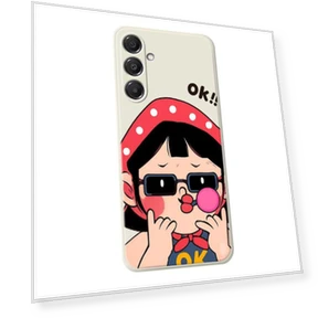 Cute Kid Pattern Printing Straight Edge TPU Phone Back Cover — Back Covers, Smartwatch 2025