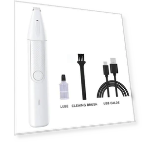 Dog Paw Trimmer with LED Light — Hair Clippers