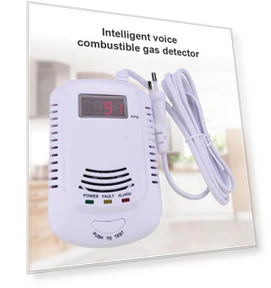 Home Autonomous Plug-in Combustible Gas Detector — Gas Safety Equipment, yieryi