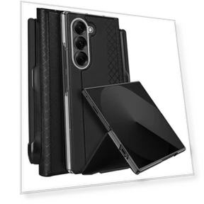 Leather Stand Phone Cover with Pen Holder — Phone Accessories, DUX DUCIS
