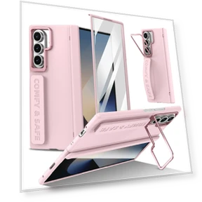 Lens Kickstand Hinge Protection Case with Screen Film — Screen Protectors, Smartwatch 2025