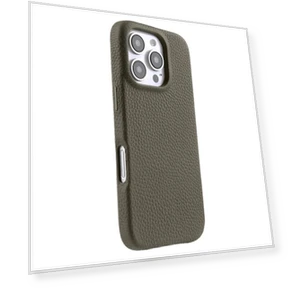 Magnetic Case Genuine Cow Leather PC Phone Back Cover — Back Covers, Smartwatch 2025