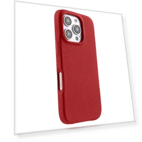 Magnetic Case Genuine Cow Leather PC Phone Back Cover — Flip Cases, Smartwatch 2025