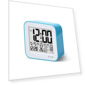Multifunctional USB Smart Light Sensor Alarm Clock — Alarm, Fashionable bags