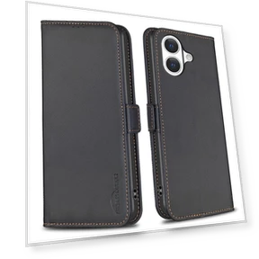 PU Leather Flip Folio Phone Wallet Cover — Bumpers, Smartwatch 2025