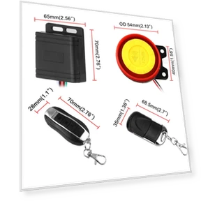 Remote Control Key Security Alarm System Anti-theft Motorcycle Bike Smart Alarm — Accessories, Auto Home Solutions