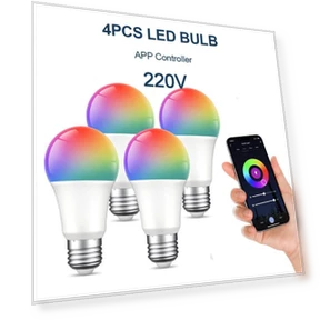 Smart LED Bulb E27 RGB A60 — LED, Refreshing Home