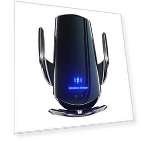 Smart Sensor Car Phone Wireless Charger — Phone Accessories, Powder Rose