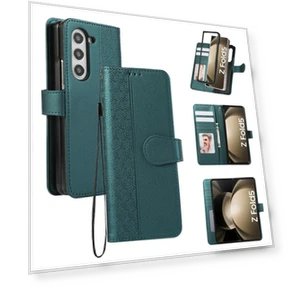 Splicing Imprinted Rhombus Leather Phone Cover with Wrist Strap — Phone Accessories, Smartwatch 2025