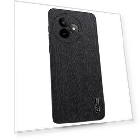 Wood Texture PU Leather Coated PC TPU Phone Cover — Phone Accessories, Smartwatch 2025