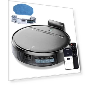 2-in-1 Robotic Vacuum and Mop — Smart Cleaning Robots, SHELIKI