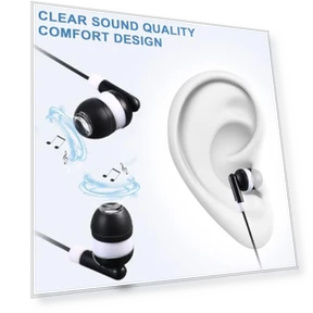 Bulk Earbuds with Wire — In-Ear Headphones, Konohan