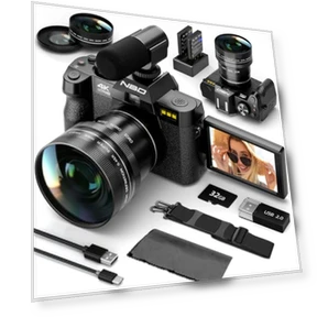 Digital Camera for Photography with 16X Zoom — Mirrorless Cameras, NBD