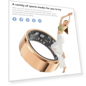 Fitness Tracker Smart Ring — Fitness & Activity Monitors, GenXenon