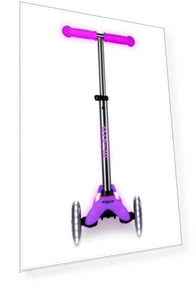 Mini Deluxe Glow Plus LED Scooter — Electric Vehicles, Micro
