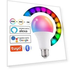 Smart LED Bulb RGB + WW + CW — LED, TOP MALL-005