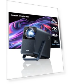 Smart Projector 4K Supported with Android TV — Home Theater Projectors, Ultimea