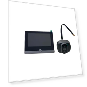 Wi-Fi LCD Peephole Camera with Night Vision — Smart Home Security, Jakemy