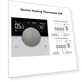 WiFi Smart Thermostat — HVAC Controls, Ketotek