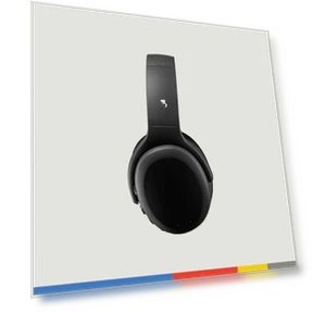 Wireless Over-Ear Bluetooth Headphones with Multi-Sensory Bass and Charging Cable — Over-Ear Headphones, Skullcandy