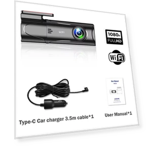 Car Dash Cam 1080P WiFi — Dashboard Cameras, Carrefour home