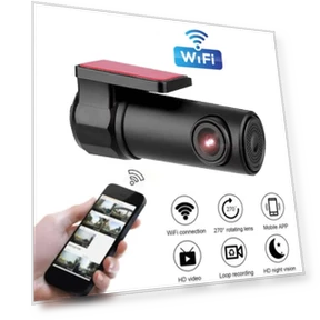 Mini HD 1080P Smart Wi-Fi Car Dash Camera — Dashboard Cameras, YJMP Auto Parts